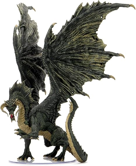 D&D Icons of the Realms: Adult Black Dragon – Premium Figure