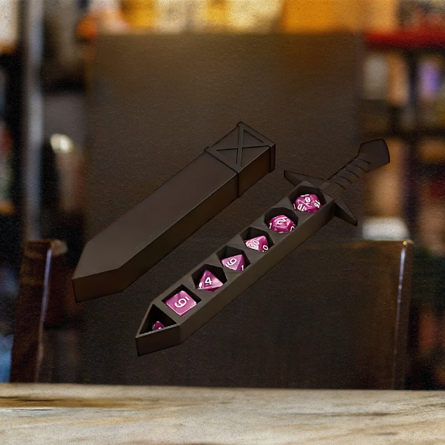 Dice Holder: Espada del Aventurero