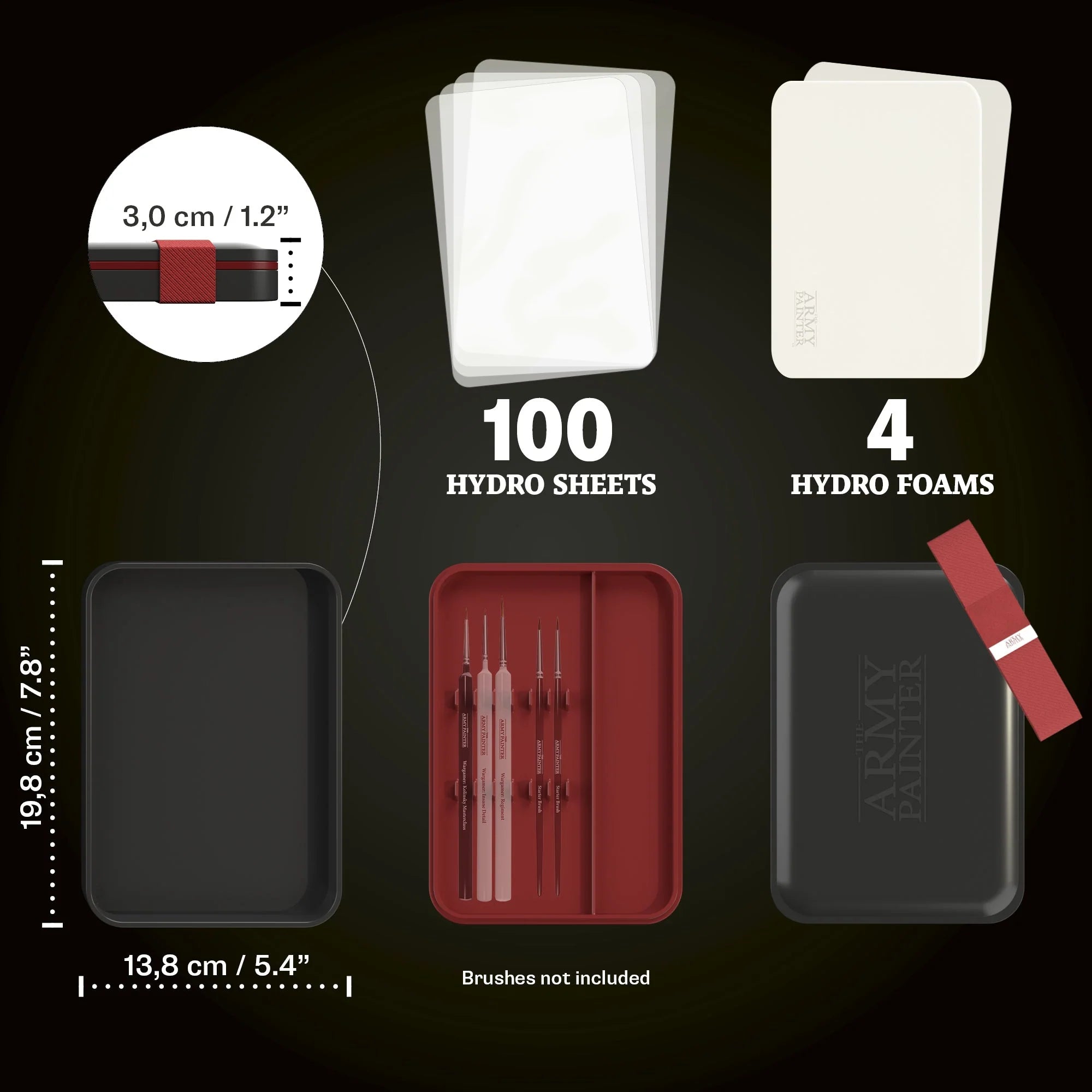 Army Painter – Wet Palette Hydro Bundle (Brush Storage)