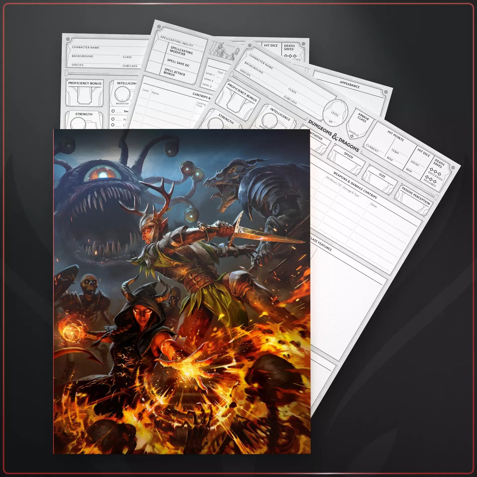 Dungeons & Dragons Character Sheets (2024 Edition)